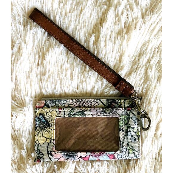 Sakroots Floral Crossbody Bag with ID Lanyard and Bee Keychain Boho Purse - Picture 6 of 15